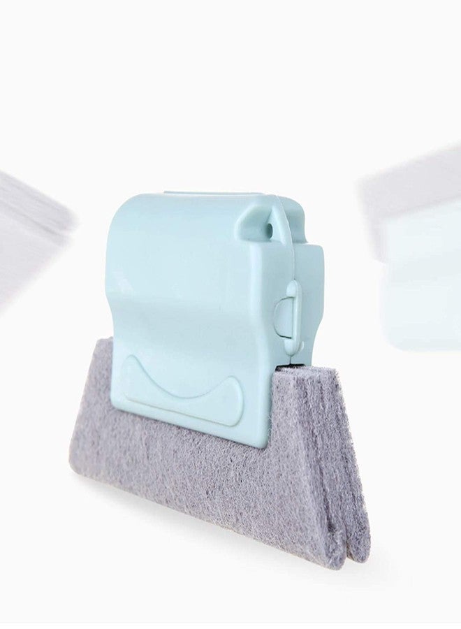 RUJVE Window Slot Track Groove Dust Cleaner Remover Brush Tool Magic Window Cleaning Brush, Quickly Clean All Slides and Gaps Magic Window Cleaning Brush -Multi colerd - Image 1